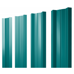 Штакетник М-образный 0.45 PE RAL 5021 Штакетник М-образный 0.45 PE RAL 5021